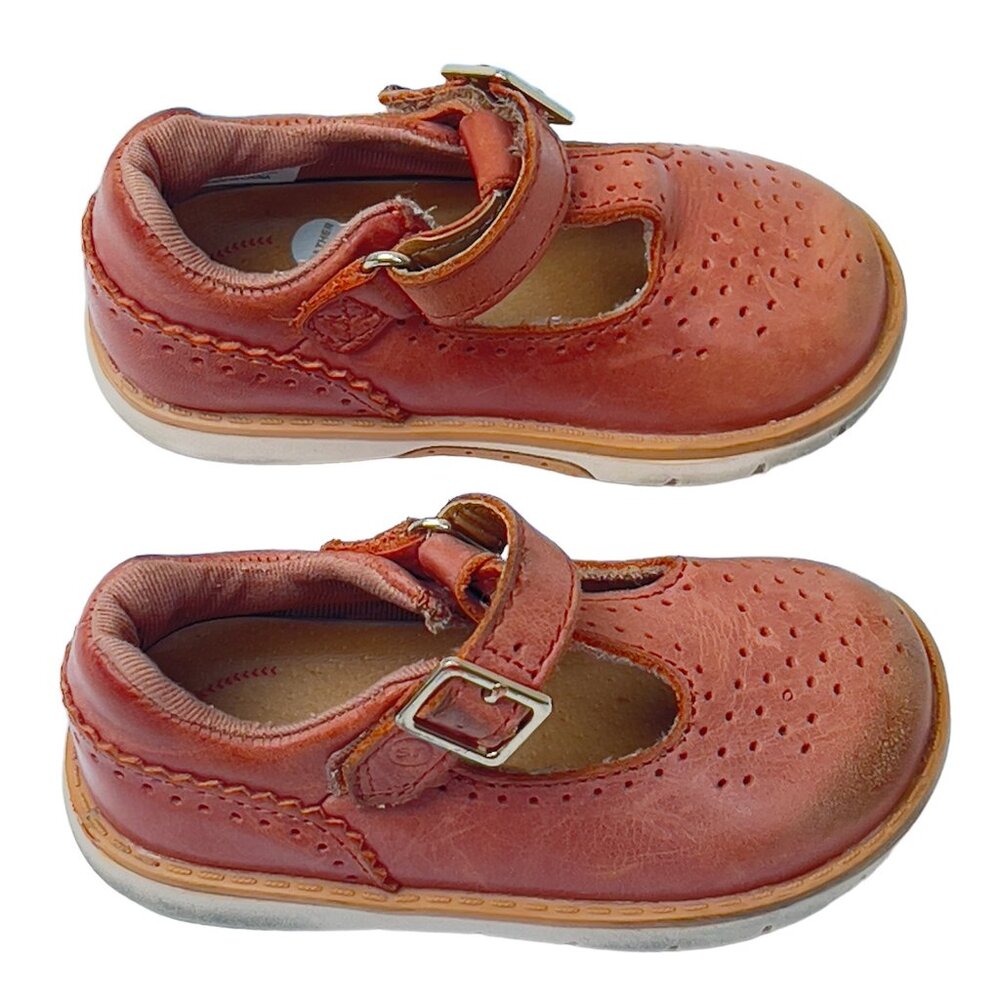 STRIDE RITE Nell Leather Infant Mary Janes (Sz 4M)